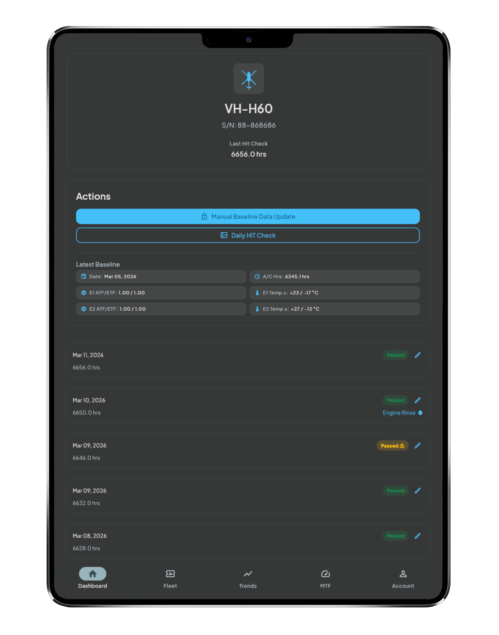 H60 Health App Overview